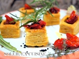 Mini bouchées feuilletées aux poivrons