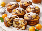 Muffins marbrés aux mirabelles