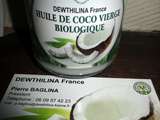 Partenaire dewthilina france et son huile de coco vierge biologique