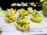 Spicy mini coupelles au guacamole maison