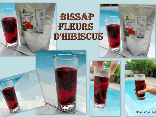 Fleurs d'hibiscus BIO, Bissap, Karkadé pour infusions chaudes ou froides