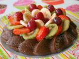 Gâteau au chocolat aux fruits pour les 12 ans de Camille