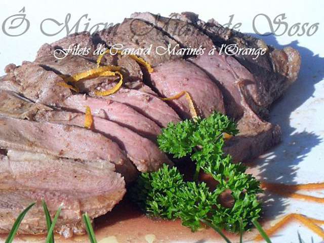 Recettes De Filets De Canard De Ô Miam Miam De Soso