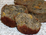 Muffins de seigle a la clementine, miel et pavot