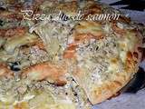 Pizza duo de saumon
