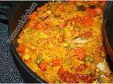 Paella à la sousou -اكلة رز- recette de riz