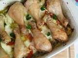 Pilons de poulet au four - Le Fourrezitout du jour (plat complet)