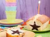 Cake surprise motif étoile façon quatre-quarts