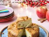 Noël végétarien : gâteau moelleux pommes et cannelle