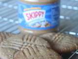 Crunchy peanut butter cookies