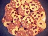 Cookies marbrés double chocolat