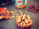 Muffins chocolat et cacahuète