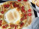 Tarte soleil tomates et mozzarella avec herta