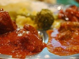 Curry de boeuf buhna, plat traditionnel du Ramadan (Bangladesh)