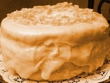Gâteau des anges fourré à la crème, citrouille, épices Thanksgiving (Etats-Unis)