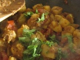 Pommes de terre épicées, sautées comme à Bombay (Inde) - vegan - sans gluten