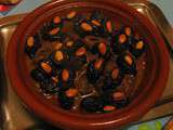 Ragoût mhamar, agneau, abricots, pruneaux secs, amandes - Ramadan (Algérie)