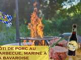 Rôti de porc au barbecue, mariné à la bavaroise