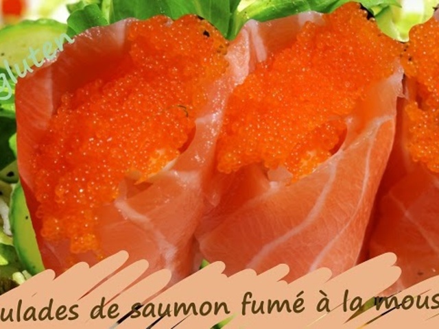 Rouleaux de saumon fumé sur salade facile et rapide : découvrez les  recettes de Cuisine Actuelle