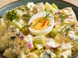 Salade de Pommes de Terre aux oeufs durs et fines herbes