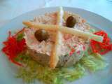 Salade russe, macédoine à la mayonnaise, homard, anchois.. (Russie)