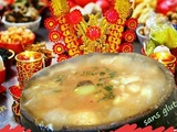 Soupe asiatique épicée au tofu et à la noix de coco - vegan - bouddhiste (Asie)