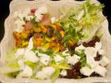 Salade de légumes tendres, sauce au sirop d’érable