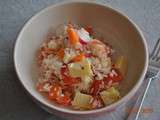 Salade de riz (radis-parmesan)