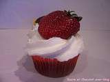 Cupcake gourmand choco fraise