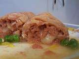 Paupiette de saumon à la tomate et coeur fondant