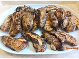 Aiguillettes de poulet au barbecue, marinade asiatique