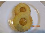 Biscuits Linzer au pavot et crème de citron
