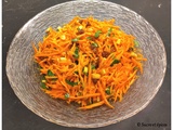 Carottes râpées à l'indienne - Recette en vidéo