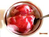 Crème glacée aux fraises facile sans sorbetière