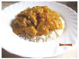 Curry de poulet au potiron et au lait de coco