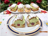 Eclairs framboise pistache - Recette en vidéo