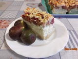 Gâteau aux figues, crème au yaourt - Recette en vidéo
