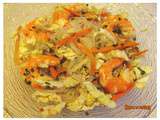 Salade aux vermicelles de riz et crevettes