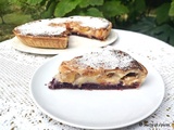 Tarte facile aux mûres, mirabelles et amandes