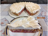 Tarte meringuée aux framboises et abricots - Recette en vidéo