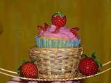 Cupcake fraise