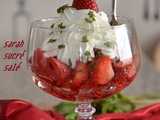 Fraises menthe chantilly tout simplement