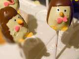 Cake pops pour l'hiver : des pingouins