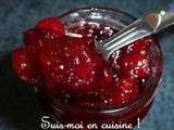Confiture Cranberries & Sirop d'Erable
