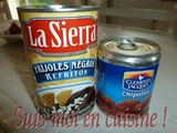 Crema de frijoles al chipotle (mexique)