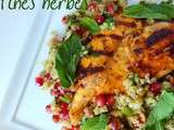 Salade quinoa, grenade & fines herbes