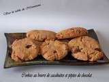 Cookies au beurre de cacahuètes et pépites de chocolat pour un goûter gourmand