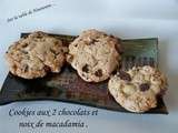 Cookies aux 2 chocolats et noix de macadamia