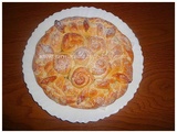 Brioche Plate Couronne et Roses