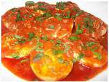 Oeufs Durs en Sauce Tomate (Chtitha Beid)